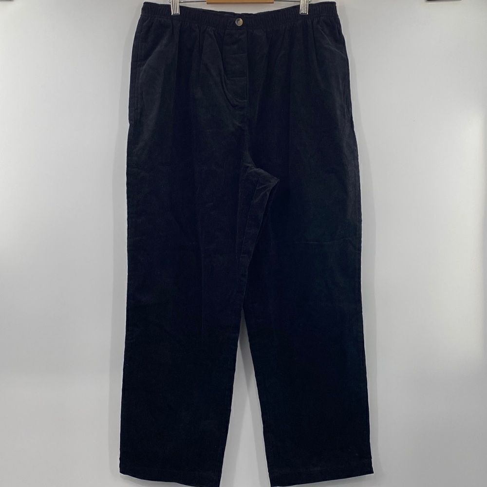3For$20 Appleseed's Corduroy Black Pants size 16 Petite